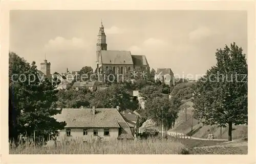 AK / Ansichtskarte Kamenz_Sachsen Kirche Kamenz Sachsen