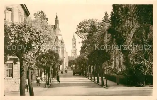 AK / Ansichtskarte Kamenz_Sachsen Poststrasse Kamenz Sachsen