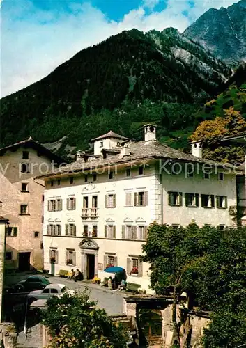 AK / Ansichtskarte Soglio Hotel Willy Palazzo Salis Soglio