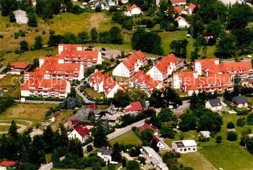 AK / Ansichtskarte Muencheberg Rosenstrasse Am Diebsgraben Fliegeraufnahme Muencheberg