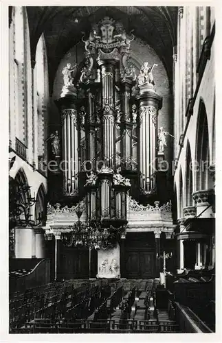 AK / Ansichtskarte Kirchenorgel Haarlem St. Bavokerk Kirchenorgel