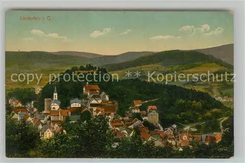 AK / Ansichtskarte Lindenfels_Odenwald Panorama Lindenfels Odenwald