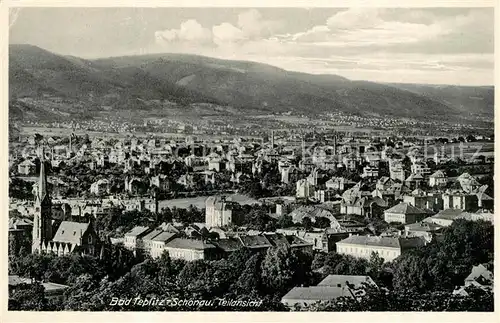 AK / Ansichtskarte Teplitz Schoenau_Sudetenland_Bad Panorama Teplitz Schoenau_Sudetenland