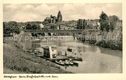 AK / Ansichtskarte Wetzlar Lahnbruecke mit Dom Wetzlar