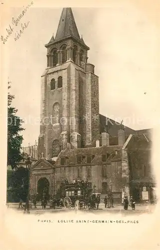 AK / Ansichtskarte Paris Eglise Saint Germain des Pres Paris