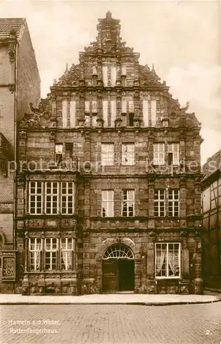 AK / Ansichtskarte Hameln_Weser Rattenfaengerhaus Hameln Weser