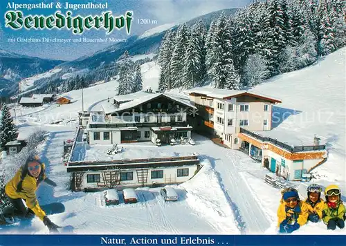 AK / Ansichtskarte Neukirchen_Grossvenediger Alpengasthof Jugendhotel Benedigerhof Neukirchen Grossvenediger