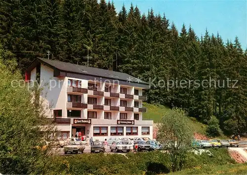 AK / Ansichtskarte Poppeltal Hotel Restaurant Waldeck Schwarzwald Poppeltal