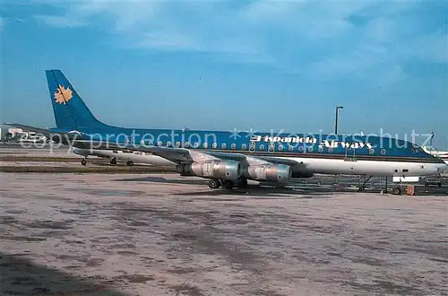 AK / Ansichtskarte Flugzeuge_Zivil Hispaniola Airways Douglas DC 8 55 N819SL c n 45854 278 Flugzeuge Zivil