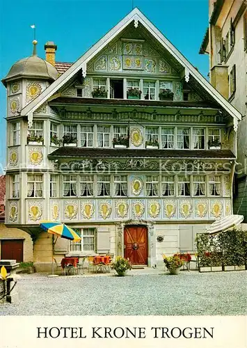 AK / Ansichtskarte Trogen_AR Hotel Restaurant Krone Trogen_AR