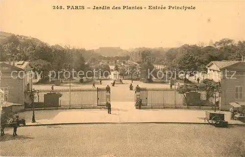 AK / Ansichtskarte Paris Jardin des Plantes Entree Principale Paris