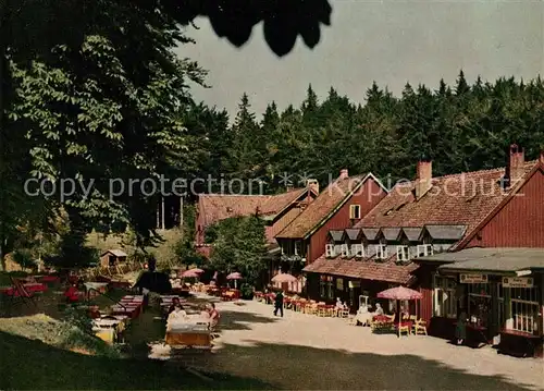 AK / Ansichtskarte Bad_Harzburg Harzhotel Molkenhaus Gartenrestaurant Bad_Harzburg