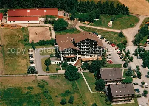 AK / Ansichtskarte Wolfshagen_Harz Hotel Restaurant Wolfshof Fliegeraufnahme Wolfshagen Harz