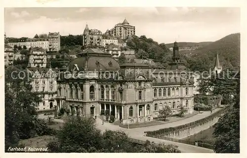 AK / Ansichtskarte Karlsbad_Eger Kaiserbad Karlsbad_Eger