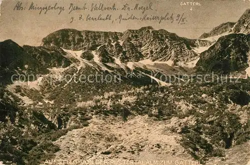 AK / Ansichtskarte Pustertal_Suedtirol Aufstieg von der Pustertal Alm zum Gatterl Pustertal_Suedtirol