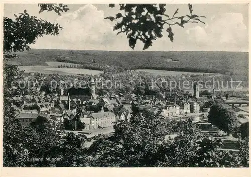 AK / Ansichtskarte Hann._Muenden Panorama Hann. Muenden