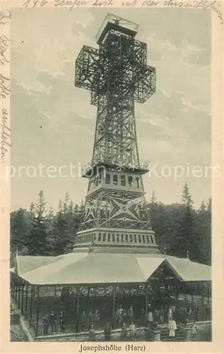 AK / Ansichtskarte Harz_Region Josephshoehe Aussichtsturm Harz Region