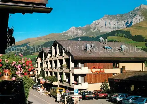 AK / Ansichtskarte Adelboden Hotel Crystal Adelboden