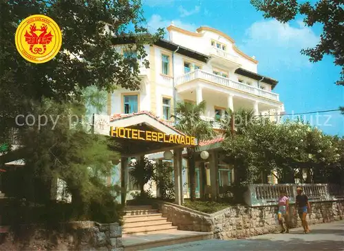 AK / Ansichtskarte Crikvenica_Kroatien Hotel Esplanade Crikvenica Kroatien