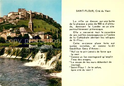 AK / Ansichtskarte Saint Flour_Cantal Kirche Panorama Saint Flour Cantal