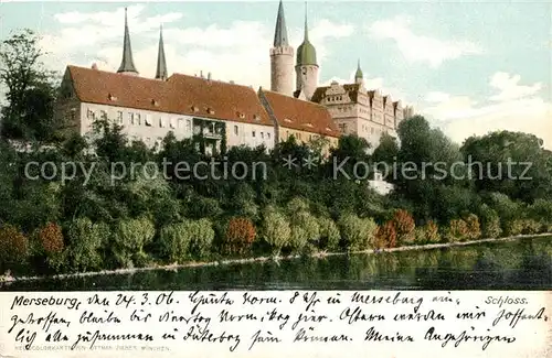 AK / Ansichtskarte Merseburg_Saale Schloss Merseburg_Saale