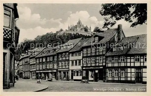 AK / Ansichtskarte Wernigerode_Harz Schoene Ecke Wernigerode Harz