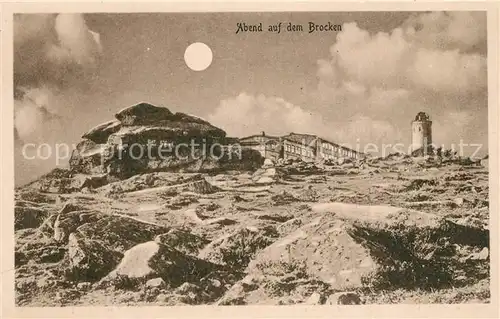 AK / Ansichtskarte Brocken_Harz Brockenhaus Aussichtsturm Brocken Harz