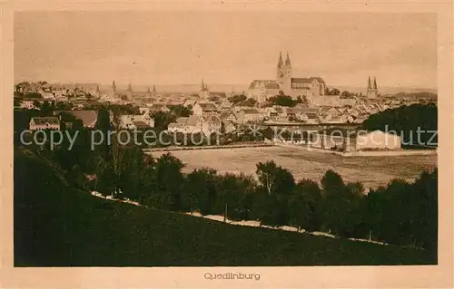 AK / Ansichtskarte Quedlinburg Stadtblick Quedlinburg