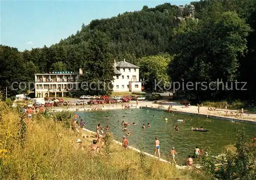 AK / Ansichtskarte Prihrazy Hotel Freibad Prihrazy