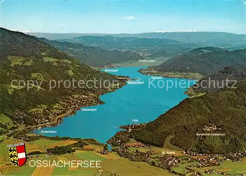 AK / Ansichtskarte Ossiachersee Fliegeraufnahme Ossiachersee