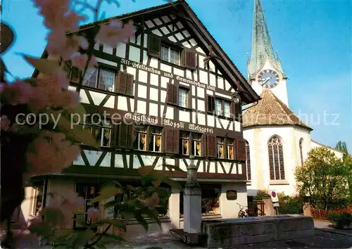 AK / Ansichtskarte Zollikon_ZH Gasthaus zum Roessli  Zollikon ZH