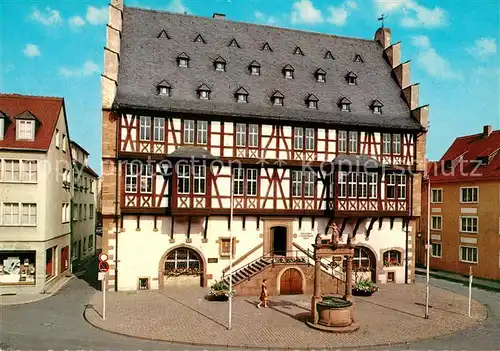 AK / Ansichtskarte Hanau_Main Goldschmiedehaus Fachwerk Hanau_Main