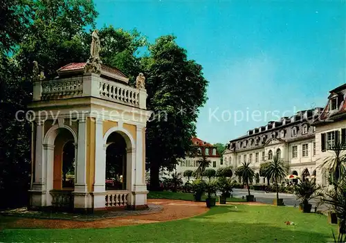 AK / Ansichtskarte Hanau_Main Wilhelmsbad Kurhaus mit Brunnen Hanau_Main