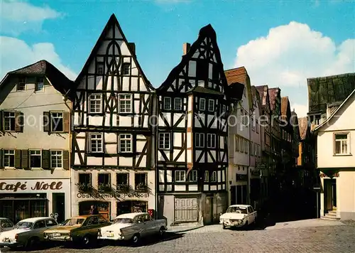 AK / Ansichtskarte Limburg_Lahn Bischofsplatz Fachwerk Limburg_Lahn