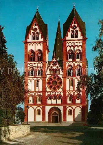 AK / Ansichtskarte Limburg_Lahn Dom Westfassade Limburg_Lahn