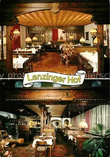 AK / Ansichtskarte Lenzing Restaurant Lenzinger Hof Lenzing