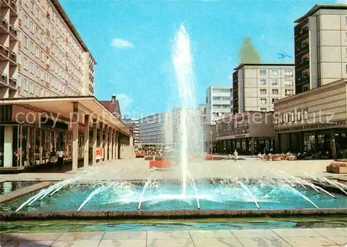 AK / Ansichtskarte Karl Marx Stadt Rosenhof mit Springbrunnen Karl Marx Stadt