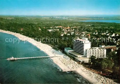 AK / Ansichtskarte Timmendorfer_Strand Kurhaus Seeschloesschen Ostseeheilbad Fliegeraufnahme Timmendorfer_Strand