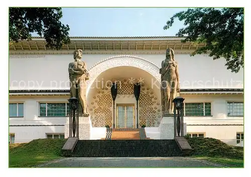 AK / Ansichtskarte Darmstadt Museum Kuenstlerkolonie Ernst Ludwig Haus Darmstadt