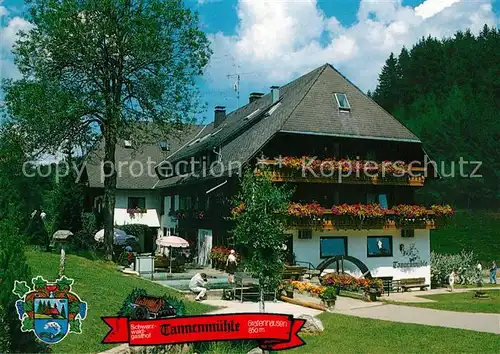 AK / Ansichtskarte Grafenhausen_Schwarzwald Schwarzwaldgasthof Hotel Tannenmuehle Grafenhausen Schwarzwald