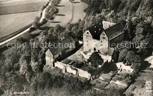 AK / Ansichtskarte Ederbringhausen Schloss Hessenstein Jugendherberge Fliegeraufnahme Ederbringhausen