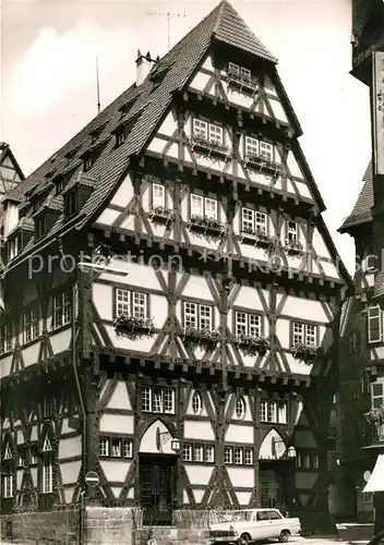 AK / Ansichtskarte Esslingen_Neckar Rathaus Rueckseite Esslingen Neckar