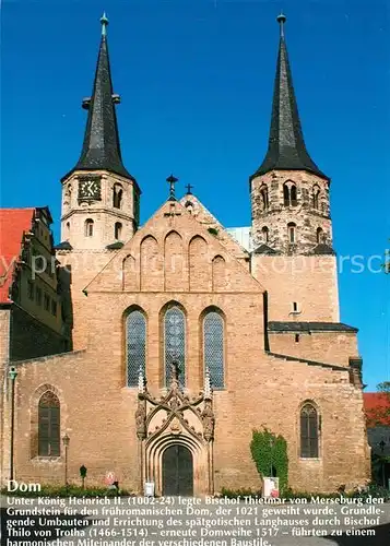 AK / Ansichtskarte Merseburg_Saale Dom Merseburg_Saale