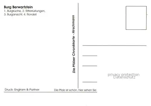 AK / Ansichtskarte Erlenbach_Bad_Bergzabern Burgkueche Ritterruestungen Burgansicht Rondell Erlenbach_Bad_Bergzabern