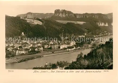 AK / Ansichtskarte Foto_Hahn_Nr. 3616 Bad Schandau Schrammsteine  Foto_Hahn_Nr.