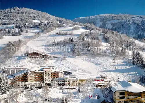 AK / Ansichtskarte Johann_Pongau_Salzburg_St Hotel Schwarz Winterpanorama Johann_Pongau_Salzburg_St