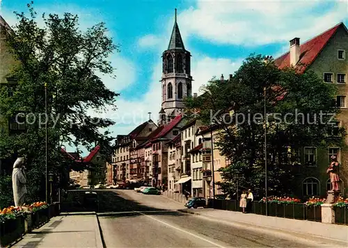 AK / Ansichtskarte Rottweil_Neckar Innenstadt Kirchturm Rottweil Neckar