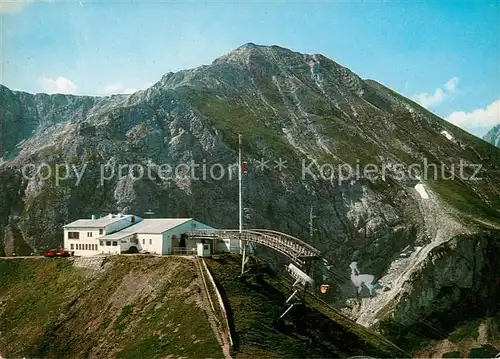 AK / Ansichtskarte Kleinwalsertal Riezlern Kanzelwandbahn Bergstation Hammerspitze Kleinwalsertal