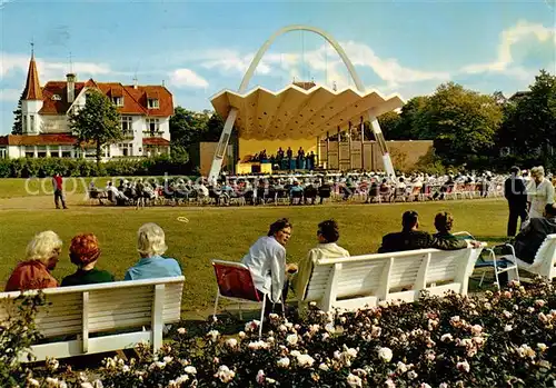 AK / Ansichtskarte Travemuende_Ostseebad Musikpavillon Travemuende_Ostseebad