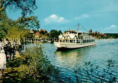 AK / Ansichtskarte Ratzeburg Personenschiffahrt Ratzeburger See Ratzeburg